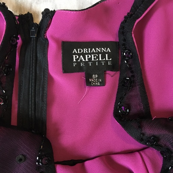 Adrianna Papell Dress Sz 6P - Picture 6 of 8
